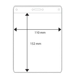 CK plastlomme A6 lodret (105x148 mm)
