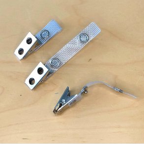 Crokoclips med forst�rket rem og metaltrykl�s