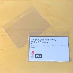 CK plastlomme 60x90mm vinyl (100 stk.)