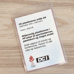 CK plastlomme milj /  A6 lodret i PP-plast