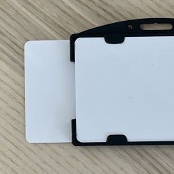 CK R20 ben kortholder til 2 kort / sort